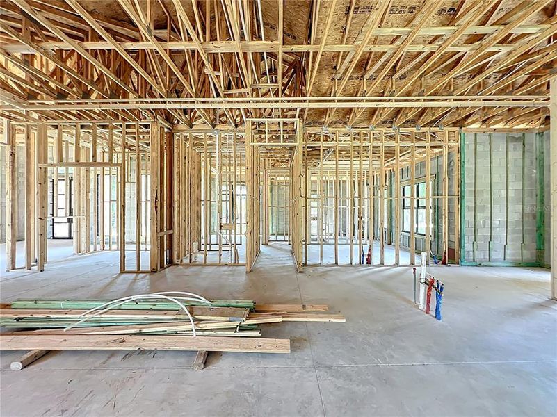 In-progress construction of a new home in , Oviedo, FL (Image 65).