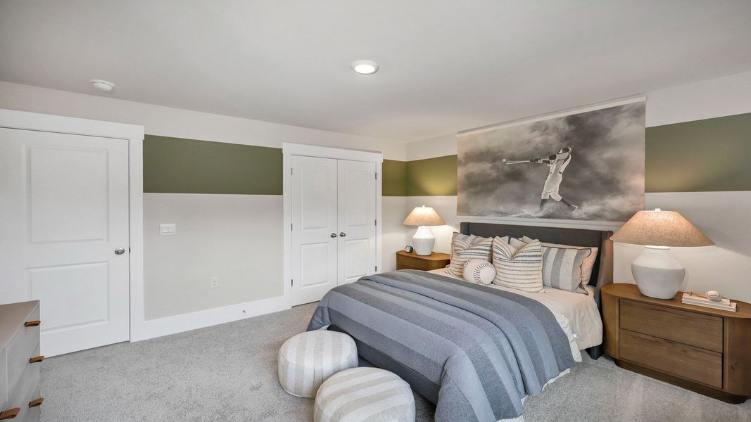 Representative furnished interior of a home built from the Harbor Oak by D.R. Horton in Lake Tide Summit, Chapin (Image 53).