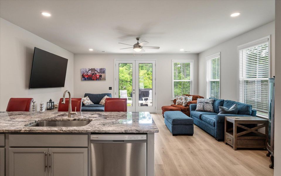 Furnished interior view inside a new home in , Summerville (Image 25).