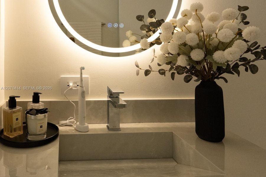 Close-up of interior finishes inside a home in , Miami (Image 33).