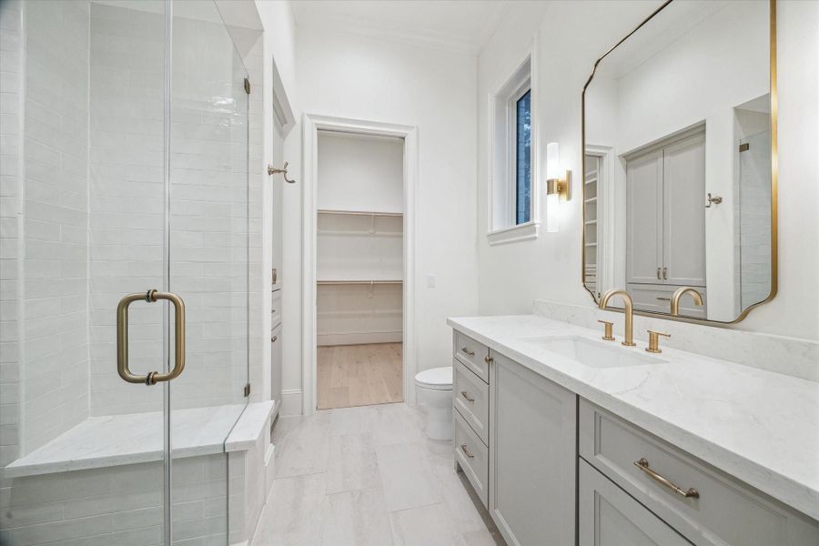 Furnished interior view inside a new home in , Houston (Image 42).