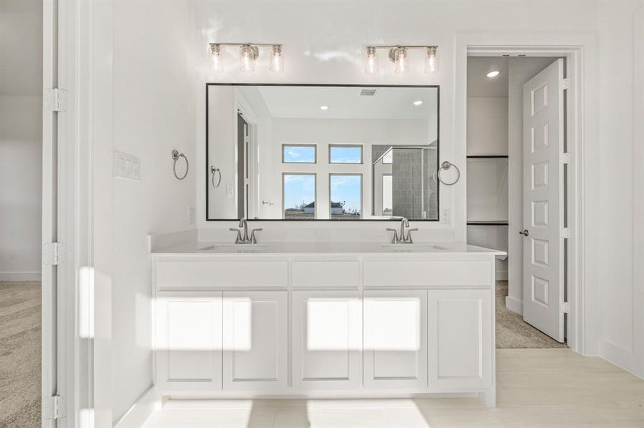 Furnished interior view inside a new home in Settlers Glen, New Fairview (Image 12).