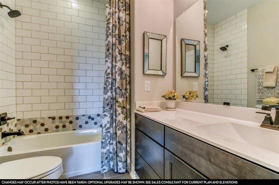 Furnished interior view inside a new home in Green Meadows, Celina (Image 18).