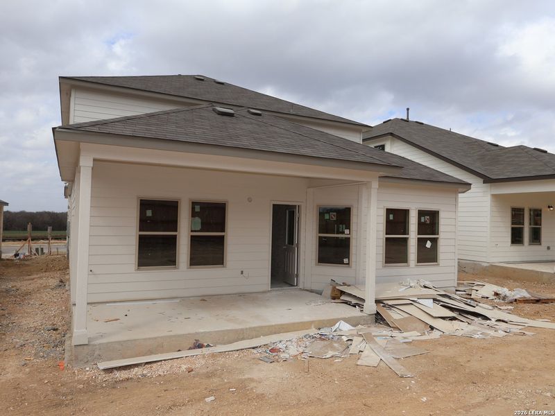 In-progress construction of a new home in Mesquite Ridge, San Antonio, TX (Image 33). In-progress construction of a new home in Mesquite Ridge, San Antonio, TX (Image 33).