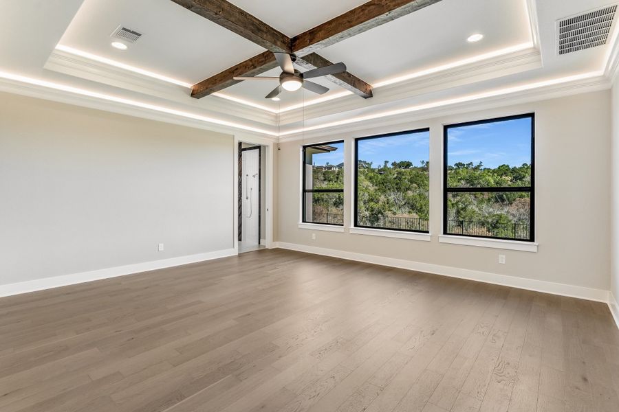 Representative unfurnished interior of a home built from the Coronado I by Giddens Homes in Clearwater Ranch, Liberty Hill (Image 125).