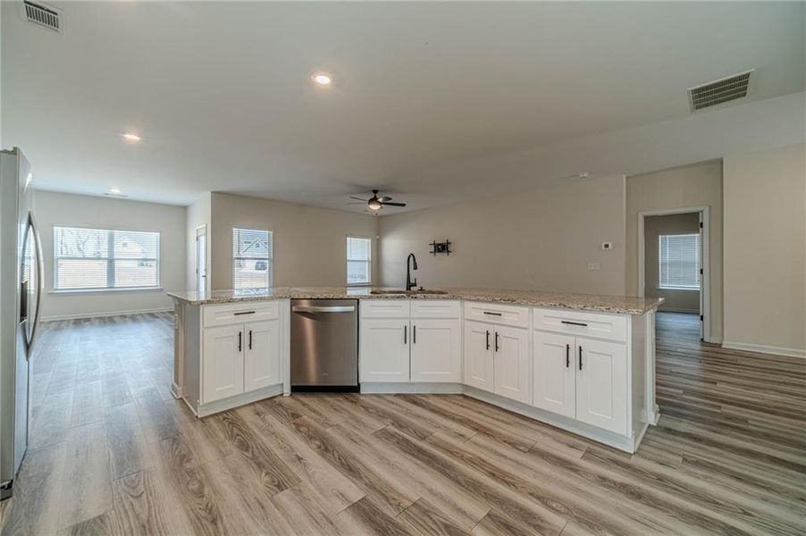 Furnished interior view inside a new home in , Dacula (Image 7).