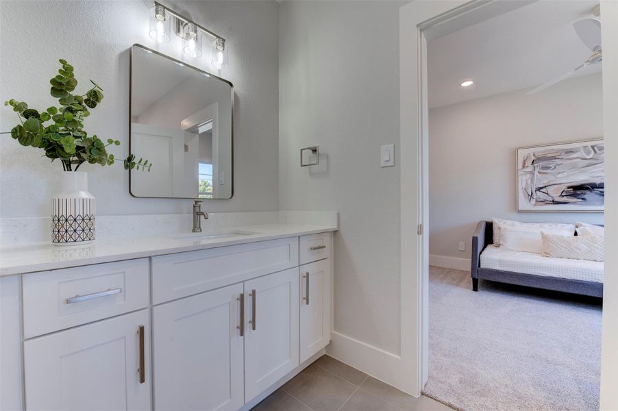 Furnished interior view inside a new home in , Houston (Image 29).
