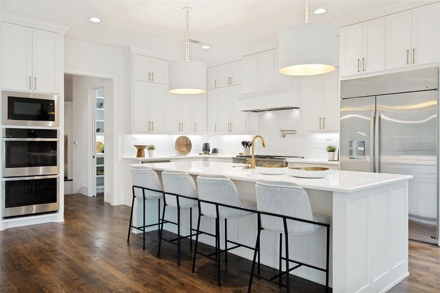 Furnished interior view inside a new home in , Dallas (Image 35).