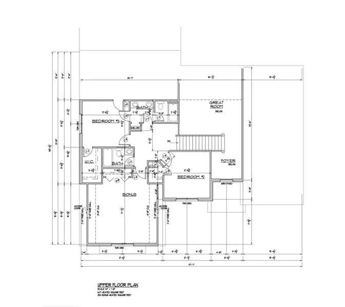 2D floor plan layout of this home in , Granite Falls, NC (Image 3).