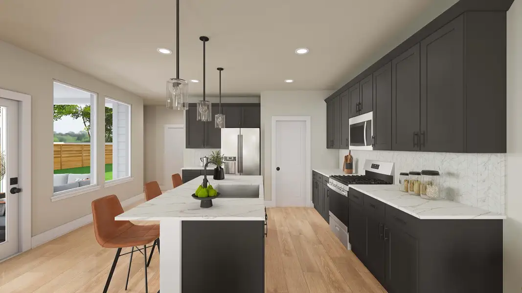 Representative furnished interior of a home built from the Lily by Tri Pointe Homes in The Retreat at Harvest, Argyle (Image 6).