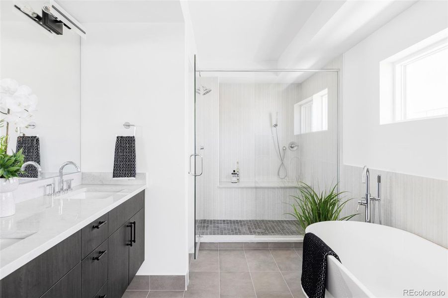 Furnished interior view inside a new home in , Denver (Image 5). Furnished interior view inside a new home in , Denver (Image 5).