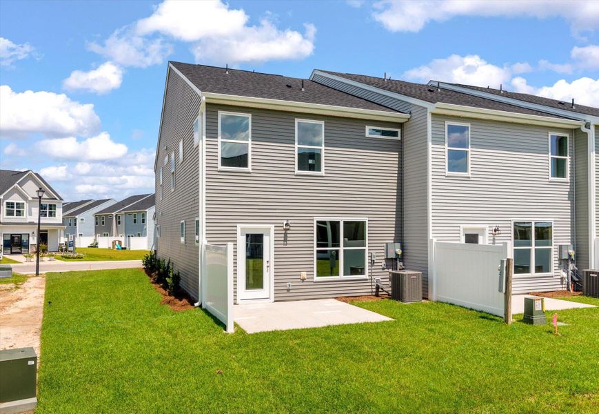 Exterior details and patio area of a home in , Goose Creek (Image 23). Exterior details and patio area of a home in , Goose Creek (Image 23).