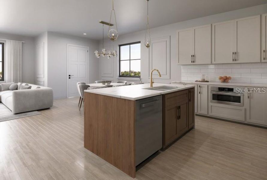 Furnished interior view inside a new home in Lakeview Village Estates, Winter Garden (Image 5). Furnished interior view inside a new home in Lakeview Village Estates, Winter Garden (Image 5).