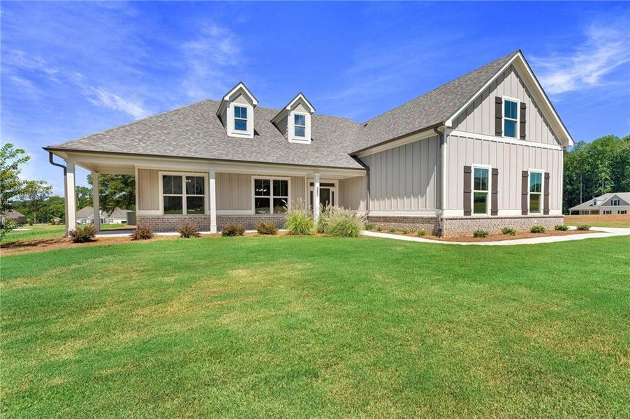 Front exterior of a new home in , Jefferson, GA, highlighting curb appeal (Image 2).