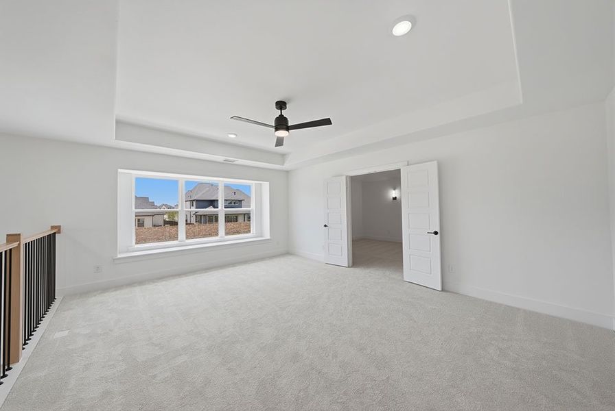 Spacious, unfurnished interior of a new home in Estates at Rockhill, Frisco (Image 36).