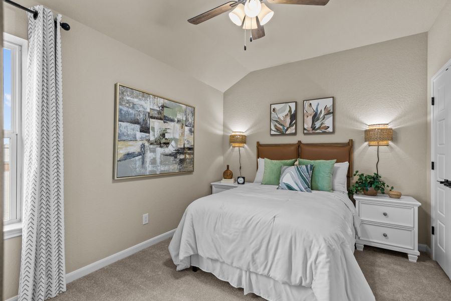 Furnished interior view inside a new home in Hunter's Ranch, San Antonio (Image 5). Furnished interior view inside a new home in Hunter's Ranch, San Antonio (Image 5).