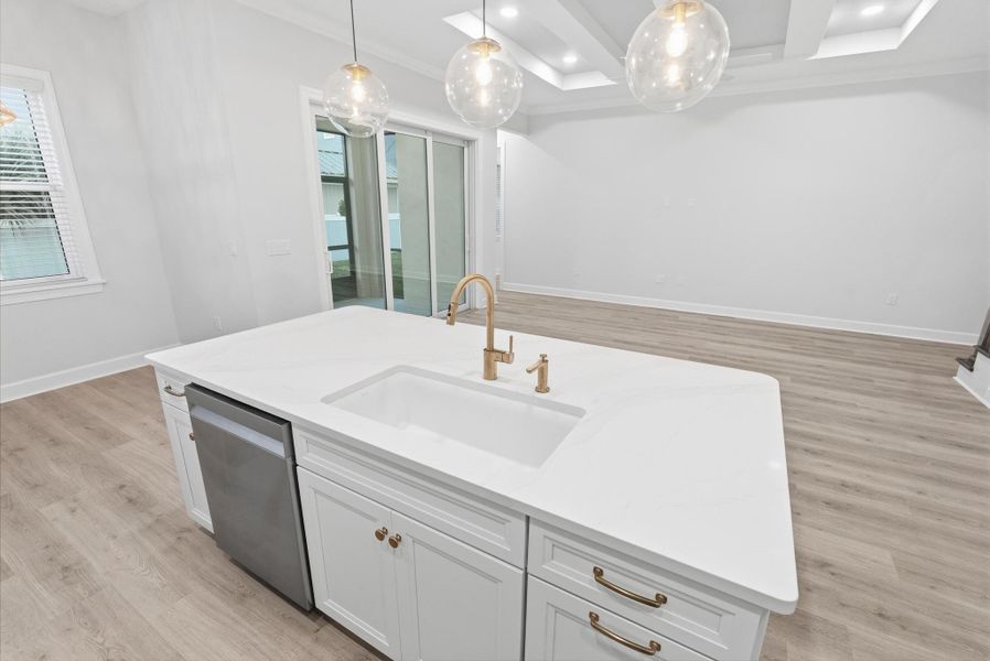 Furnished interior view inside a new home in Beachview Cove, Ormond Beach (Image 16).