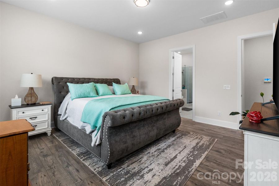 Furnished interior view inside a new home in , Clover (Image 29).