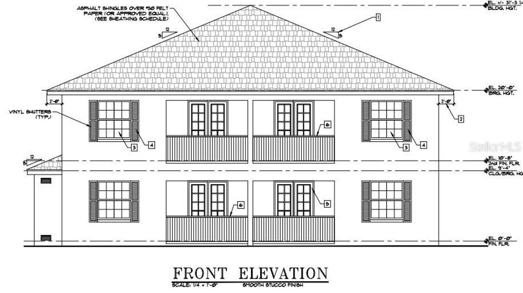 Exterior rendering of this home design in , Reunion, FL (Image 3).