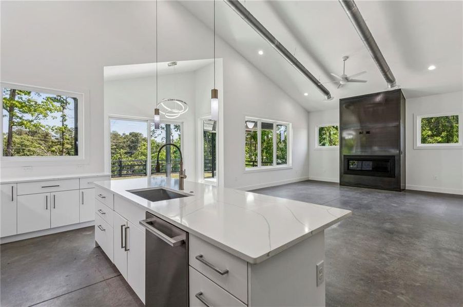 Furnished interior view inside a new home in , Marietta (Image 8).