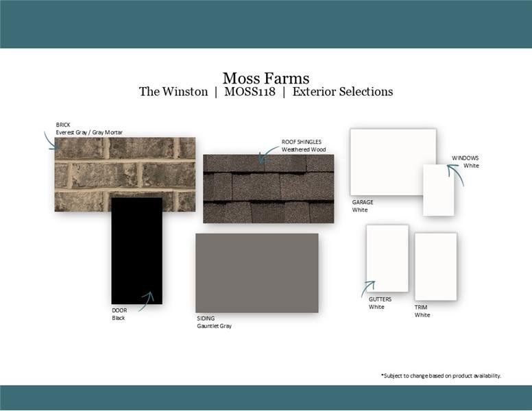 Sample of building materials used in homes in Moss Farm, White House (Image 40).