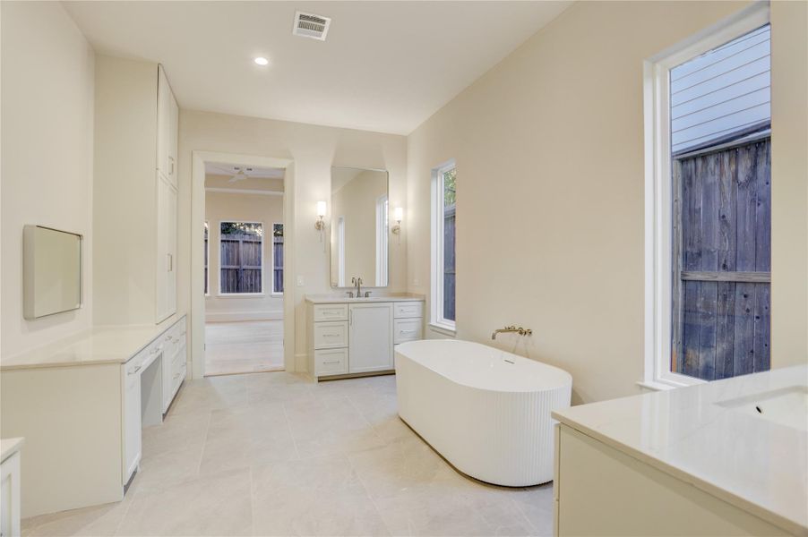 Furnished interior view inside a new home in , Houston (Image 8).