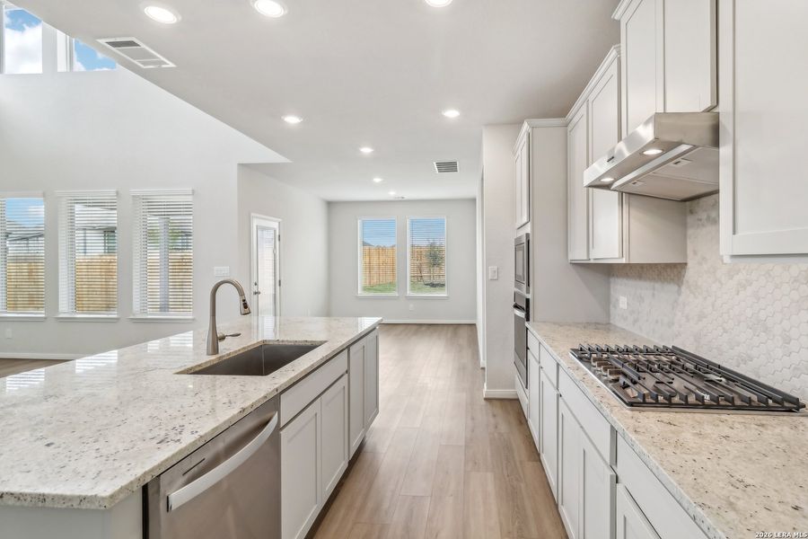 Furnished interior view inside a new home in , San Antonio (Image 12).