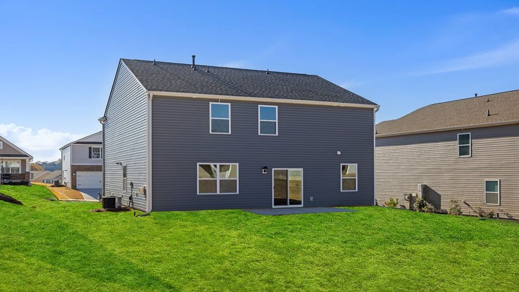 Exterior details and patio area of a home in Woodglen, Piedmont (Image 3). Exterior details and patio area of a home in Woodglen, Piedmont (Image 3).