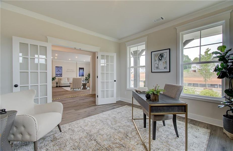 Furnished interior view inside a new home in Fowler Farms, Auburn (Image 34).