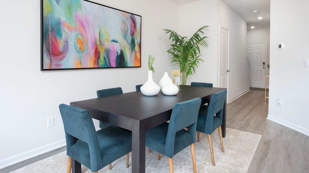 Furnished interior view inside a new home in Henley Ridge, Graham (Image 7).