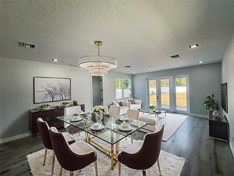 Furnished interior view inside a new home in , Apopka (Image 17).