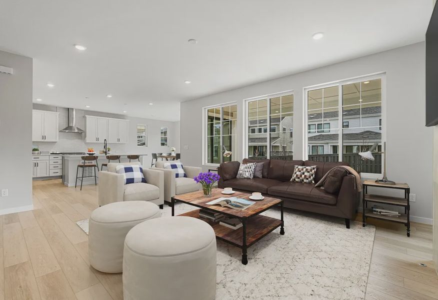 Homesite 130 Great Room, Kitchen + Dining - Virtually Staged - 8 of 18 Homesite 130 Great Room, Kitchen + Dining - Virtually Staged - 8 of 18