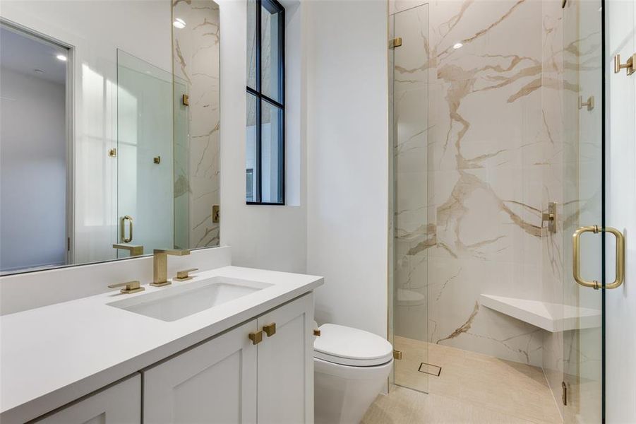 Furnished interior view inside a new home in , McKinney (Image 18).