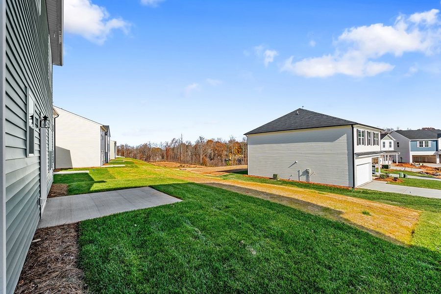 Exterior details and patio area of a home in Bell West, Kernersville (Image 3).