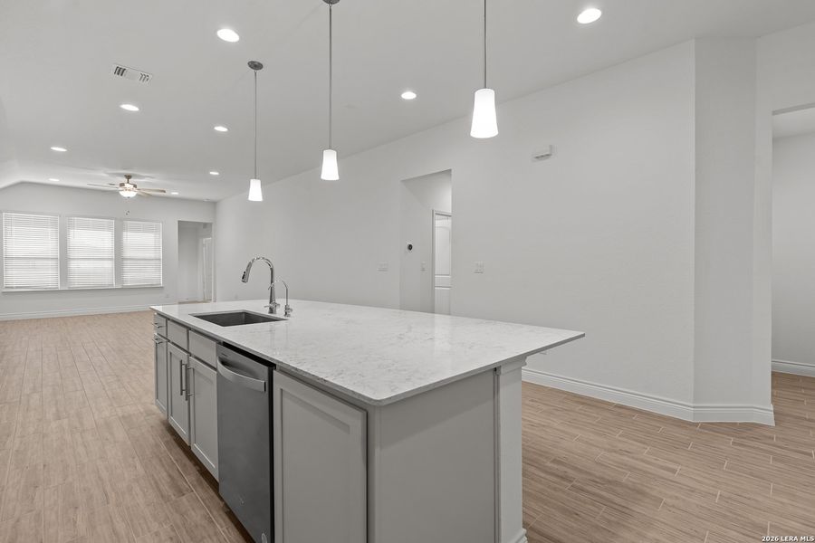 Furnished interior view inside a new home in Legacy at Lake Dunlap, New Braunfels (Image 4).
