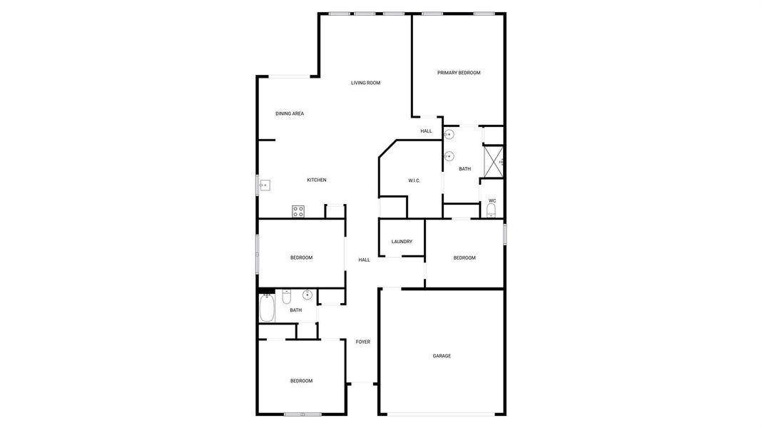 2D floor plan layout of this home in Edgewater, Lancaster, SC (Image 5). 2D floor plan layout of this home in Edgewater, Lancaster, SC (Image 5).