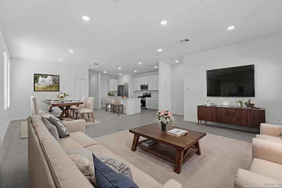 Furnished interior view inside a new home in Waterwheel: Coastline Collection, San Antonio (Image 5).