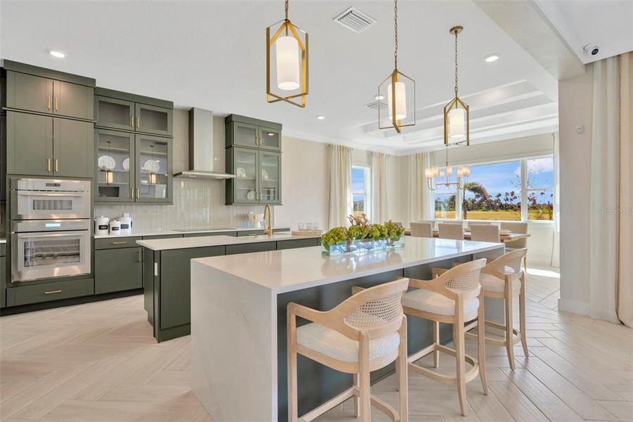 Furnished interior view inside a new home in Biscayne Landing at Seaire, Parrish (Image 13).