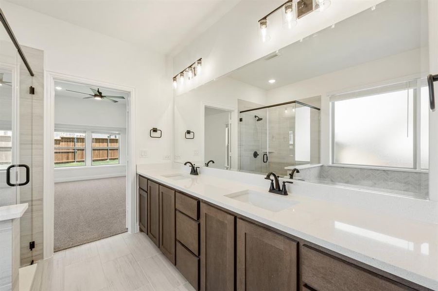 Furnished interior view inside a new home in Creekview Meadows, Pilot Point (Image 10). Furnished interior view inside a new home in Creekview Meadows, Pilot Point (Image 10).