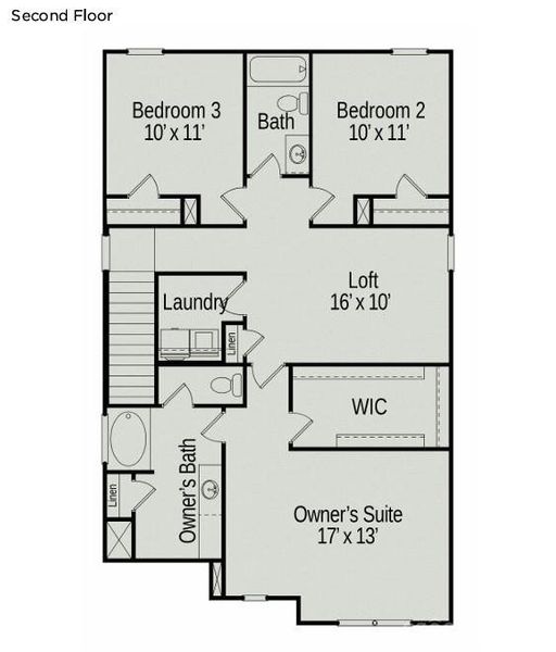 2D floor plan layout of this home in Catawba Trace, Catawba, NC (Image 3). 2D floor plan layout of this home in Catawba Trace, Catawba, NC (Image 3).