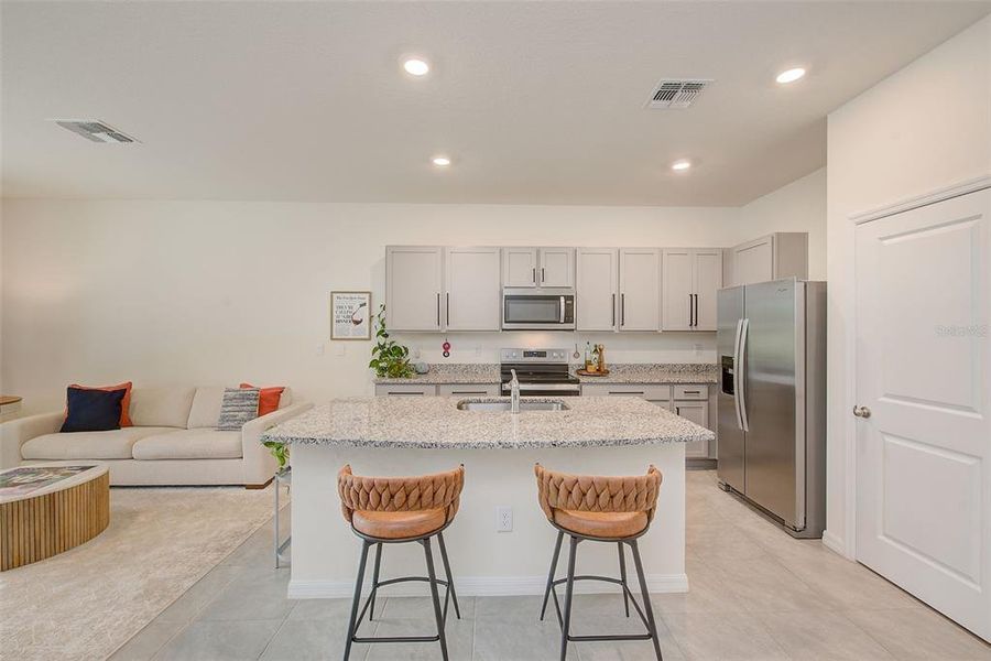 Furnished interior view inside a new home in , Land O' Lakes (Image 7).