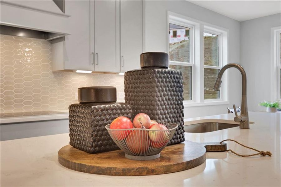 Close-up of interior finishes inside a home in Hopewell Reserve, Cumming (Image 20).