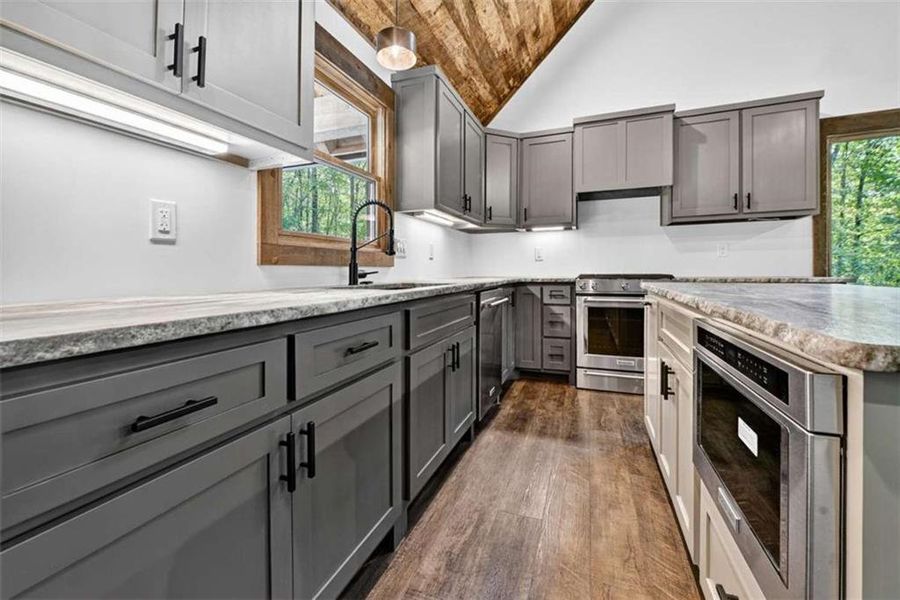 Furnished interior view inside a new home in , Blue Ridge (Image 8).