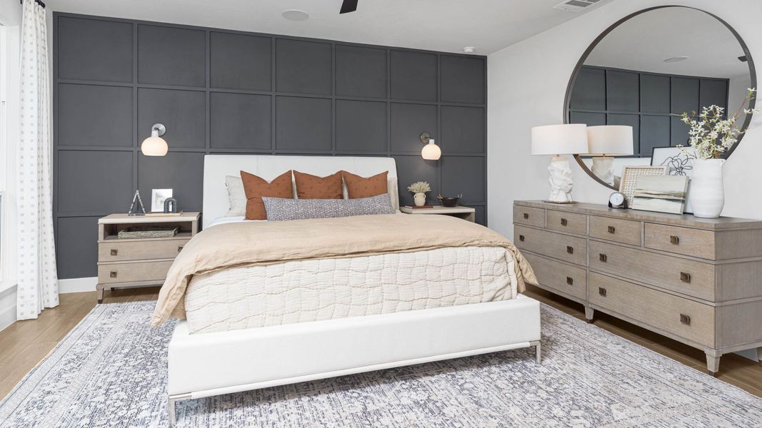 Furnished interior view inside a new home in The Parks at Wilson Creek, Celina (Image 14).