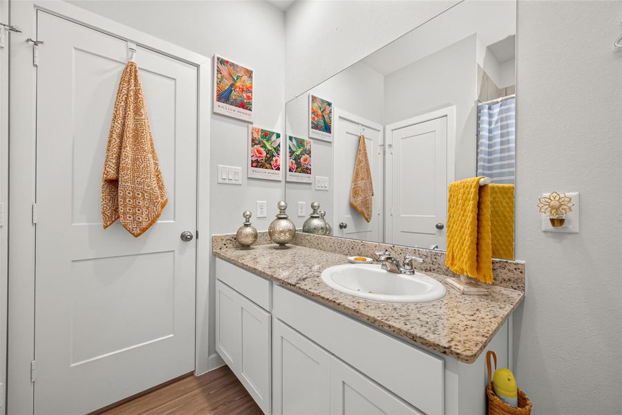 Furnished interior view inside a new home in Lexington Heights, Willis (Image 34).