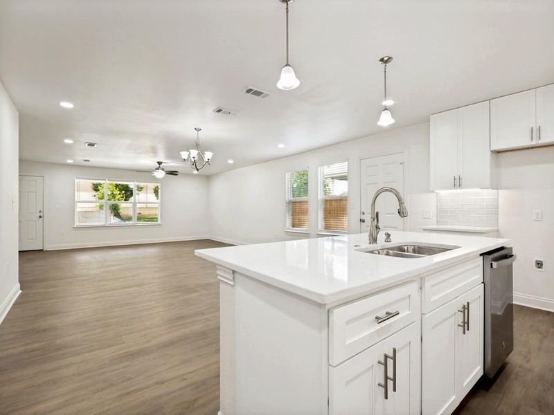 Furnished interior view inside a new home in , Dallas (Image 7).