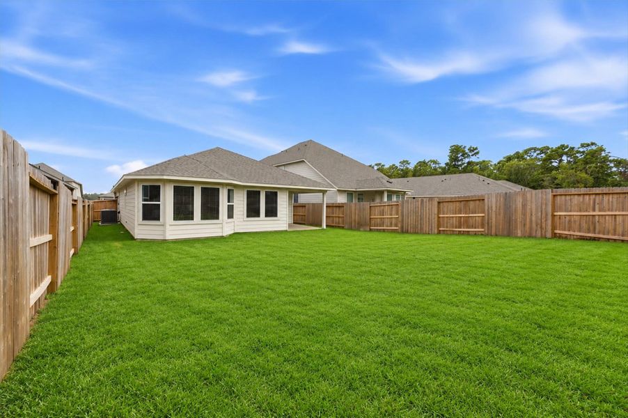 Spacious backyard & no back neighbors Spacious backyard & no back neighbors