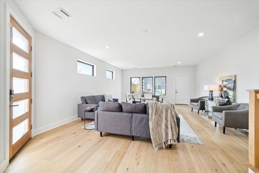 Furnished interior view inside a new home in , Houston (Image 9). Furnished interior view inside a new home in , Houston (Image 9).