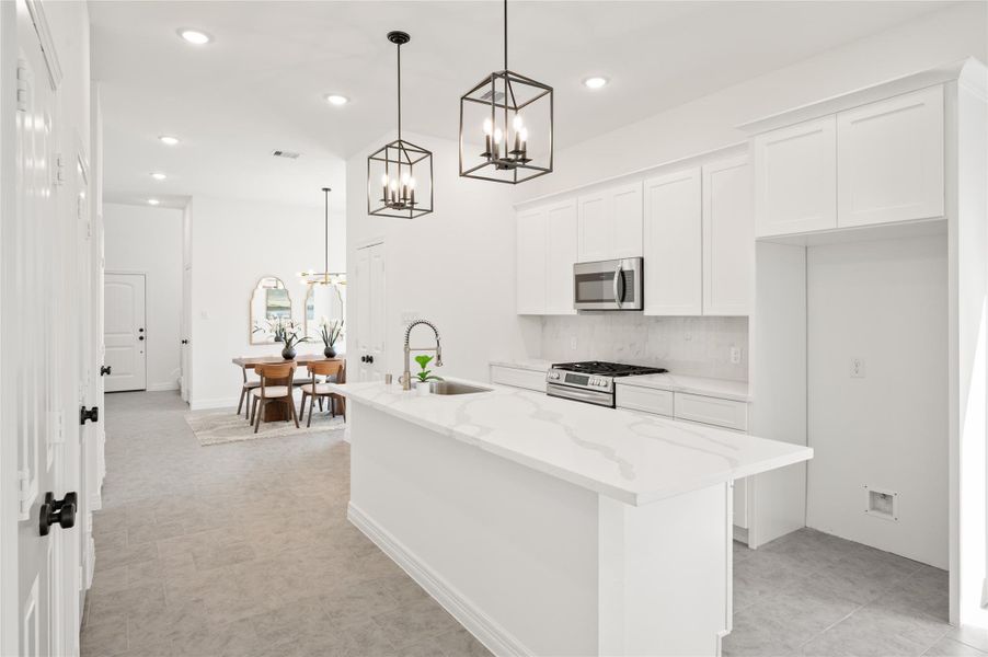 Furnished interior view inside a new home in , Missouri City (Image 10).
