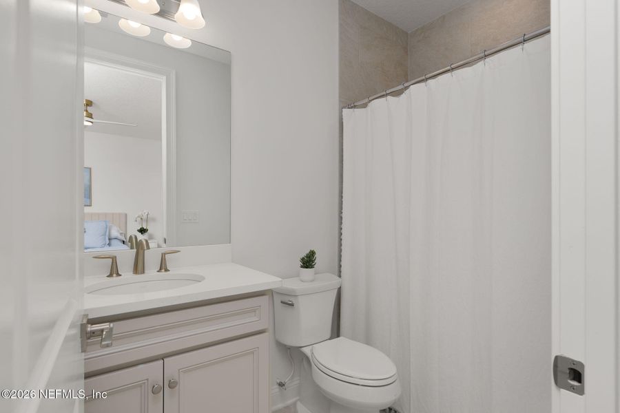 Furnished interior view inside a new home in Nocatee, Ponte Vedra (Image 57). Furnished interior view inside a new home in Nocatee, Ponte Vedra (Image 57).